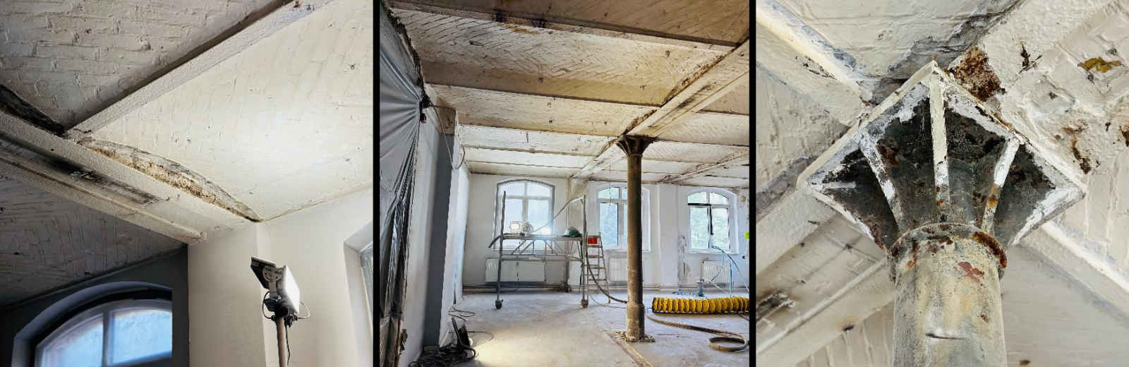 Denkmalschutz Innenraum Restaurierung - vorher